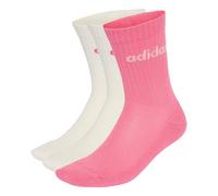 adidas Unisex - Adulto Linear Crew Cushioned Socks 3 Pairs