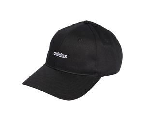 adidas Unisex - Adulto Linear Embroidery Baseball Hat, Black/White, M-L