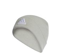 adidas Unisex - Adulto Logo Beanie, Wonder Silver/White, M