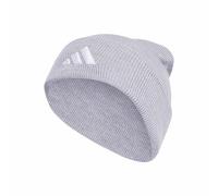Adidas Unisex - Adulto New Logo Beanie Cuff, Light Grey Heather/White, S