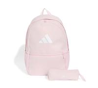 adidas Unisex - Adulto Pencil Case Backpack, Clear Pink/White, One Size