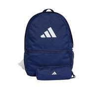 adidas Unisex - Adulto Pencil Case Backpack, Dark Blue/White, One Size