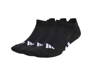 adidas Unisex - Adulto Performance Cushioned Low Socks 3 Pairs, Black / Black / Black, 37-39 EU