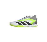 adidas Unisex - Adulto Predator Accuracy.3 Indoor Boots, Cloud White / Core Black / Lucid Lemon, 44 2/3 EU
