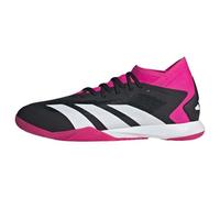 adidas Unisex - Adulto Predator Accuracy.3 Indoor Boots, Core Black / Cloud White / Shock Pink, 40 EU