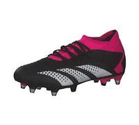 adidas Unisex - Adulto Predator Accuracy.3 Soft Ground Boots, Core Black / Cloud White / Shock Pink, 42 2/3 EU