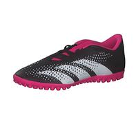 adidas Unisex - Adulto Predator Accuracy.4 Turf Boots, Core Black / Cloud White / Shock Pink, 40 EU