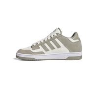 adidas Unisex - Adulto Rapid Court Low, Silver Pebble/Cloud White/Ftwr White, 46 EU