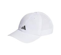 adidas Unisex - Adulto Running Essentials AEROREADY Six-Panel Baseball Cap, White/Matte Silver, M