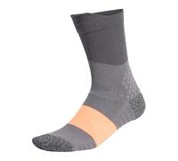 adidas Unisex - Adulto RUNxBOOST Sock 1PP, grey four/grey six/Lucid Orange, 45-48