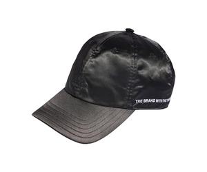 adidas Unisex - Adulto Satin Baseball cap, Black/White, XS