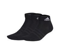 adidas Thin and Light Ankle Socks 3 Pairs, Calzini alla Caviglia Unisex - Adulto, Black/White, 48-51