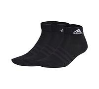 adidas Unisex - Adulto Thin and Light Ankle Socks 3 Pairs, Black / White, 8.5-10