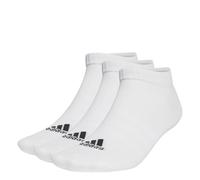 adidas Unisex - Adulto Thin and Light Sportswear Low-Cut Socks 3 Pairs, White / Black, 8.5-10