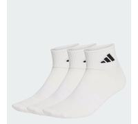 adidas Mixte THIN&LIGHT SPORTSWEAR ANKLE SOCKS 3 PAIR PACK, white/white/black, 6-7 Years