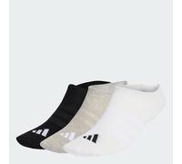 adidas Unisex - Adulto THIN&LIGHT SPORTSWEAR NO SHOW SOCKS 3 PAIR PACK, medium grey heather/white/black, 40-42