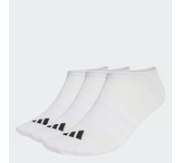 adidas Mixte THIN&LIGHT SPORTSWEAR NO SHOW SOCKS 3 PAIR PACK, white/white/black, 6.5-8