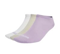 adidas Unisex - Adulto Thin Linear Low-Cut Socks 3 Pairs, Powder Plum/White/Halo Mint, 8.5-10