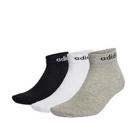 Adidas Calze basse Think Linear 3 paia grigio/nero/bianco 37-39