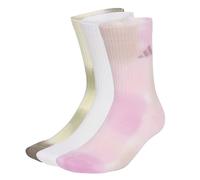 adidas Unisex - Adulto Tie Dye Sock 3 Pair Pack Socks, MULTICOLOR/white/Dual Indigo, M
