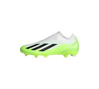 adidas Unisex - Adulto X CRAZYFAST.3 LL FG, Cloud White / Core Black / Lucid Lemon, 46 EU