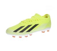 adidas Unisex - Adulto X Crazyfast League Multi-Ground Boots, Solar Yellow/Core Black/Cloud White, 45 1/3 EU