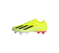 adidas Unisex - Adulto X Crazyfast League Soft Ground Boots, Solar Yellow/Core Black/Cloud White, 40 EU