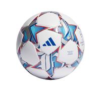 adidas Unisex Ball (Laminated) UCL LGE, Top: White/Silver Met./Bright Cyan/Shock Purple Bottom: Solar Orange/Iron Met., IA0954, 4