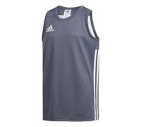 adidas 3G Speed Reversible Jersey, T-Shirt Unisex-Bambini, Onix/White, 7-8 Years
