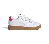 Adidas Unisex - Bambini Advantage Base 2.0 Shoes Children, Ftwr White/Pure ruby/GUM10, 35 EU