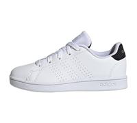 adidas Unisex - Bambini Advantage Lifestyle Court Lace Shoes, Cloud White / Core Black / Silver, 34 EU