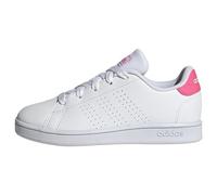 adidas Unisex - Bambini Advantage Lifestyle Court Lace Shoes, Cloud White / Real Pink / Core Black, 37 1/3 EU