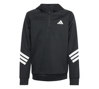 adidas Unisex - Bambini ALL SPORTS NXT HOODIE, Black / White, 15-16 Years