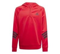 adidas Unisex - Bambini ALL SPORTS NXT HOODIE, Pure Ruby / Black, 7-8 Years