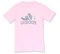 adidas Unisex - Bambini Brand Love Graphic Tee, Clear Pink, 11-12 Years