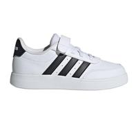 adidas Unisex - Bambini BREAKNET 2.0 Shoes Children, Cloud White/Core Black/Core Black, 34 EU