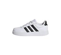 adidas Unisex - Bambini Breaknet Lifestyle Court Lace Shoes, Cloud White / Core Black / Core Black, 34 EU