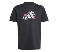 adidas Unisex - Bambini Climacool Camo Graphic T-Shirt Junior, Black, 9-10 Years