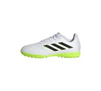 adidas Unisex - Bambini Copa Pure.3 Turf Boots, Cloud White / Core Black / Lucid Lemon, 38 EU