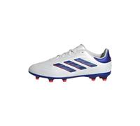 adidas Unisex - Bambini Copa Pure II League Football Boots Firm Ground, Cloud White/Lucid Blue/Solar Red, 38 EU