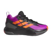 adidas Cross Em Up Select Mid Trainers Kids, Scarpe da Basket Unisex-Adulto, Core Black/Purple Burst/Impact Orange, 33 EU