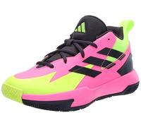Adidas Unisex - Bambini Cross 'Em Up Select Mid Trainers Kids, Lucid Pink/Aurora Black/Lucid Lemon, 40 EU