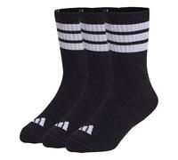 adidas Unisex - Bambini e ragazzi 3STRIPES CUSHIONED SPORTSWEAR CREW SOCKS 3 PAIR PACK, black/white/white, 34-36