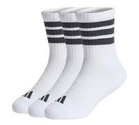 adidas Unisex - Bambini e ragazzi 3Stripes Cushioned Sportswear Crew Socks 3 Pair Pack, white/black/black, 6-7 Years