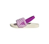 adidas Unisex - Bambini e ragazzi ADILETTE ESTRAP 2.0 SLIDES CHILDREN, off white/purple burst/bliss lilac, 33 EU
