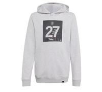 adidas Unisex - Bambini e Ragazzi Audi Revolut Formula One Team Gabriel Bortoleto Graphic I Sweatshirt, Light Grey Heather, 15-16 Years