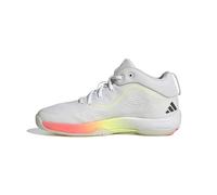 adidas Unisex - Bambini e Ragazzi Crazyflight 7 Mid Shoes, Ftwr White/Trace Grey Met./Solar Turbo, 33 EU