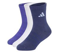 adidas Unisex - Bambini e ragazzi Cushioned Sportswear Crew Socks 3 Pair Pack Socks, Pure Purple/white/dark blue, 5-6 Years