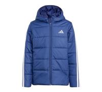 adidas Unisex - Bambini e ragazzi Essentials 3 Stripes Padded Coat, dark blue/white, 11-12 Years