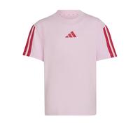 adidas Unisex - Bambini e ragazzi Essentials Small Logo Stripes Set Track_Suit, clear pink/power pink, 5-6 Years